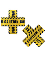Pastease Caution Cross - Black-yellow O-s - Spicy and Sexy