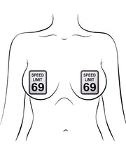 Pastease Premium Speed Limit 69 - White-black O-s - Spicy and Sexy