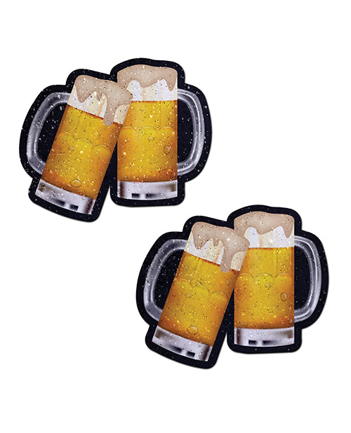 Pastease Premium Clinking Beer Mugs - Yellow O-s - Spicy and Sexy