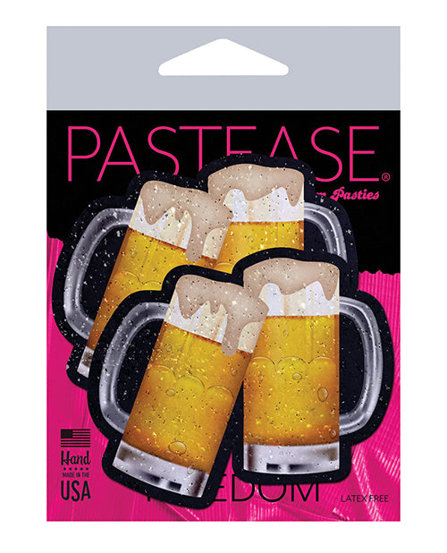 Pastease Premium Clinking Beer Mugs - Yellow O-s - Spicy and Sexy