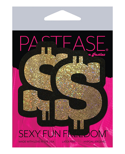 Pastease Glitter Dollar Sign - Gold O-s - Spicy and Sexy