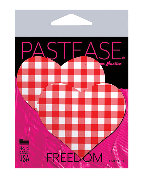 Pastease Premium Gingham Heart - O/s - Spicy and Sexy