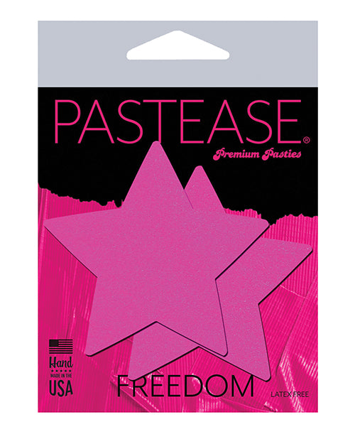 Pastease Basic Star Black Light Reactive - Neon O/s - Spicy and Sexy