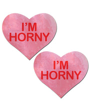 Pastease I'm Horny Heart - Pink-Red - Spicy and Sexy