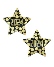 Pastease 2024 New Year Star - Black/gold O/s