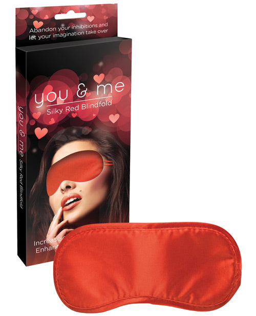 You & Me Silky Red Blindfold - Spicy and Sexy