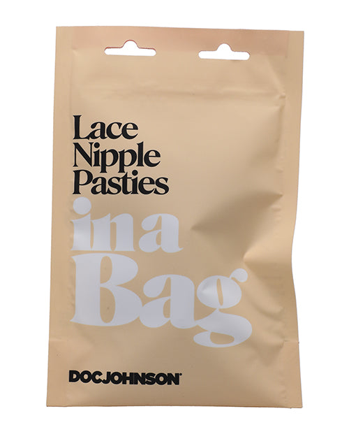 In A Bag Lace Nipple Pasties - Black - Spicy and Sexy