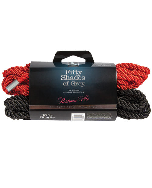 Fifty Shades Of Grey Restraint Me Bondage Rope Twin Pack - Spicy and Sexy