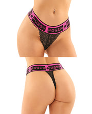 Vibes Buddy Pack Pussy Power Micro Brief & Lace Thong - Spicy and Sexy