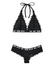 Vibes Not Your Bitch Bralette & Cheeky Panty - Spicy and Sexy