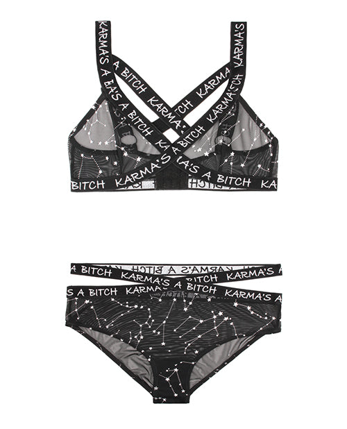 Vibes Karma's A Bitch Bralette & Cutout Panty - Spicy and Sexy