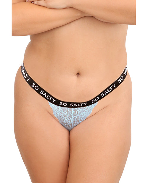 Vibes Tasty 3 Pack Thongs Assorted Colors (Plus Size) - Spicy and Sexy