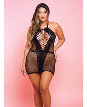 Netted Bad Romance Chemise - Spicy and Sexy