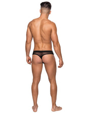 Hoser Stretch Mesh Thong Black - Spicy and Sexy