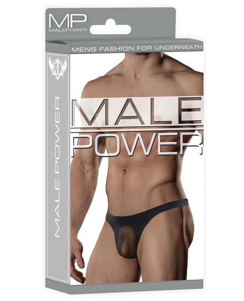 Male Power Sheer Nylon Lycra Pouch Thong
