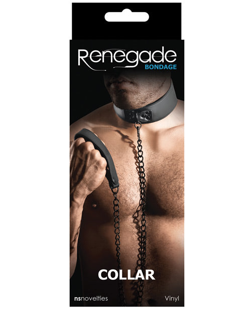 Renegade Bondage Collar - Black - Spicy and Sexy