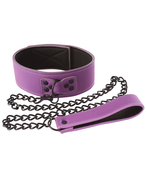 Lust Bondage Collar - Purple - Spicy and Sexy