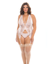 Noah Soft Cup Merrywidow With Garter Straps & G-String (Plus Size)