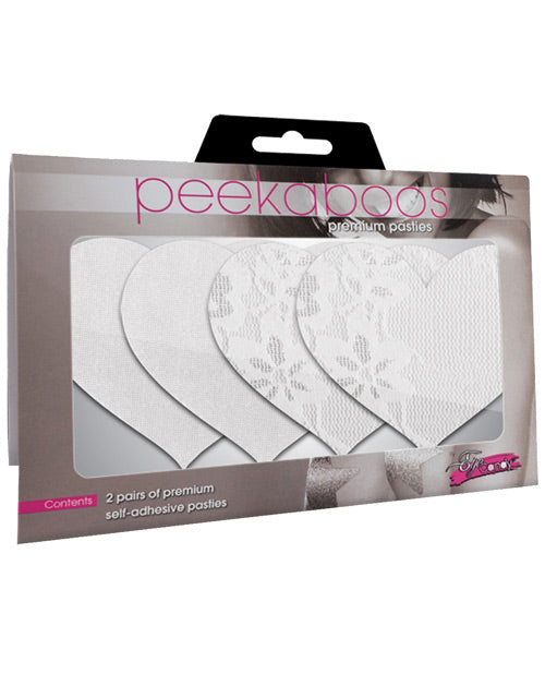Luminous Hearts - White Pack Of 2 - Spicy and Sexy