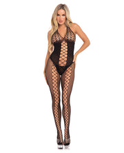 Pink Lipstick Sister Of Mercy Bodystocking Black - Spicy and Sexy