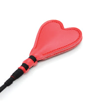 Plesur 26" Heart Pvc Crop - Black-red - Spicy and Sexy