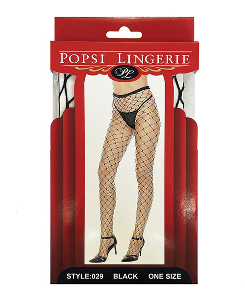 Fence Net Pantyhose Black - Spicy and Sexy