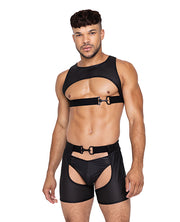 Master Harness With Hook & Ring Closure Black
