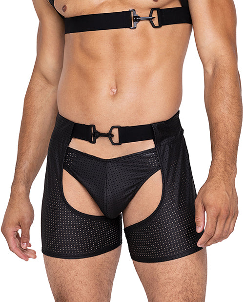 Master Thong With Contoured Pouch Black