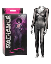 Radiance Crotchless Full Body Suit - Black O/s