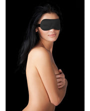 Shots Ouch Curvy Eye Mask - Black - Spicy and Sexy
