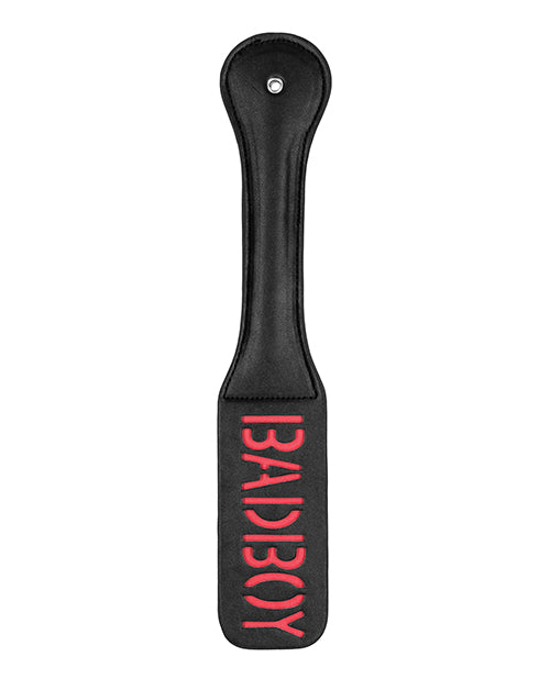 Shots Ouch Bad Boy Paddle - Black - Spicy and Sexy