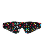 Shots Ouch Old School Tattoo Style Printed Eye Mask - Black - Spicy and Sexy