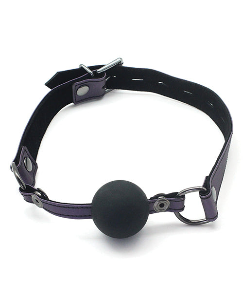 Spartacus Galaxy Legend Silicone Ball Gag - Purple - Spicy and Sexy