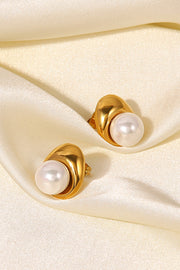 Lovelier Than Ever Pearl Stud Earrings - Spicy and Sexy