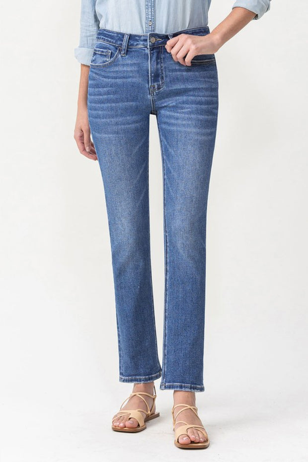 Lovervet Full Size Maggie Midrise Slim Ankle Straight Jeans - Spicy and Sexy